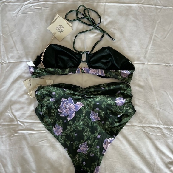 Agua by Agua Bendita Bronce Halterneck Bikini Top & Bottom Set - Picture 7 of 10